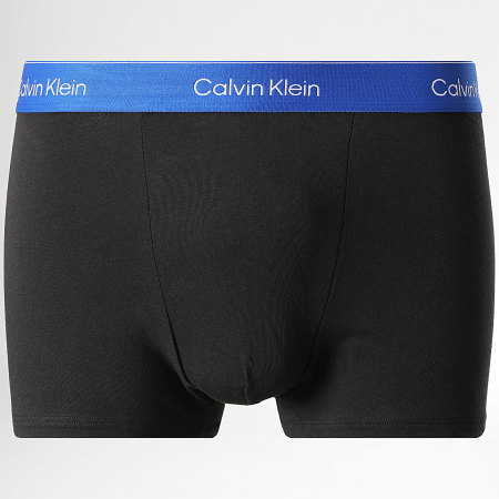 Calvin Klein - Lot De 5 Boxers NB4437 Noir Bleu Ciel Bleu Roi Gris