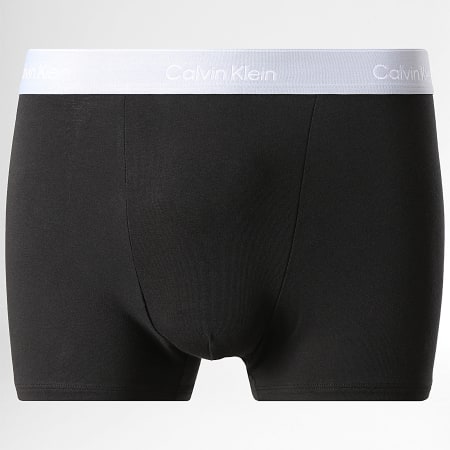 Calvin Klein - Lot De 5 Boxers NB4437 Noir Bleu Ciel Bleu Roi Gris