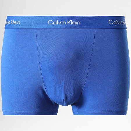 Calvin Klein - Lot De 5 Boxers NB4437 Bleu Ciel Bleu Roi Gris Noir