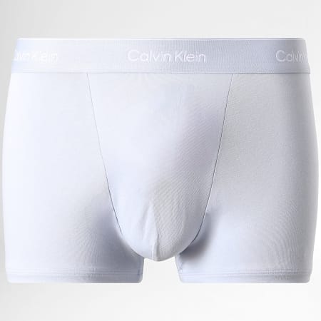 Calvin Klein - Lot De 5 Boxers NB4437 Bleu Ciel Bleu Roi Gris Noir