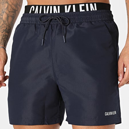 Calvin Klein - Short De Bain Medium Drawstring 61015 Bleu Marine
