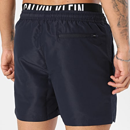 Calvin Klein - Short De Bain Medium Drawstring 61015 Bleu Marine