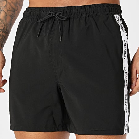 Calvin Klein - Short De Bain A Bandes 5 In Core 61002 Noir