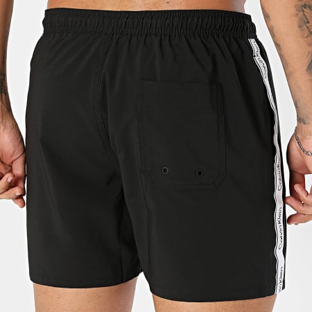 Calvin Klein - Short De Bain A Bandes 5 In Core 61002 Noir