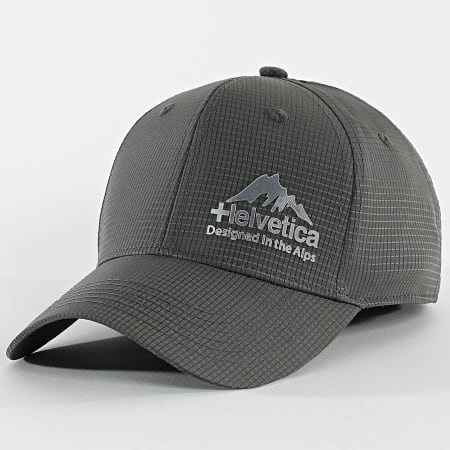 Helvetica - Casquette Geko 2 Gris Anthracite
