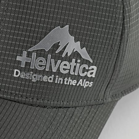 Helvetica - Casquette Geko 2 Gris Anthracite
