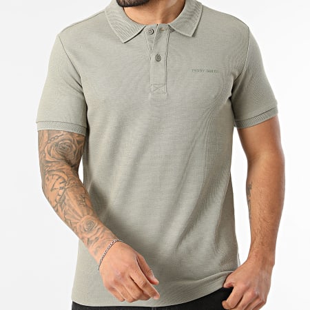 Teddy Smith - T-Shirt Korte Mouwen Polo Joel 11318165D Kaki Groen