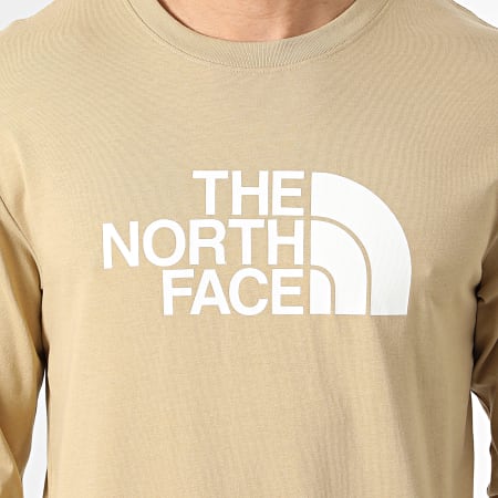 The North Face - Tee Shirt Manches Longues A8FD6 Beige