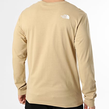 The North Face - Tee Shirt Manches Longues A8FD6 Beige