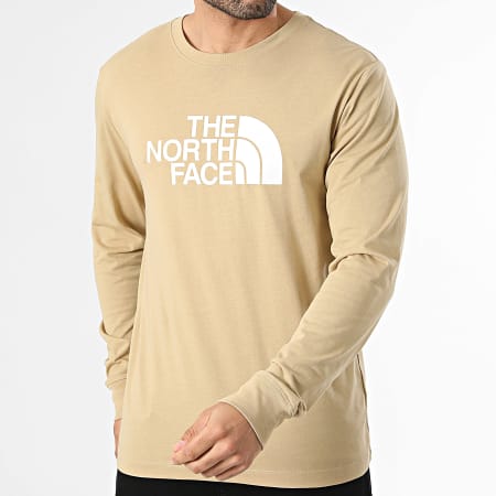 The North Face - Tee Shirt Manches Longues A8FD6 Beige