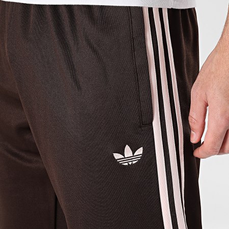 Adidas Originals - Pantalon Jogging A Bandes SST KE3519 Marron Rose