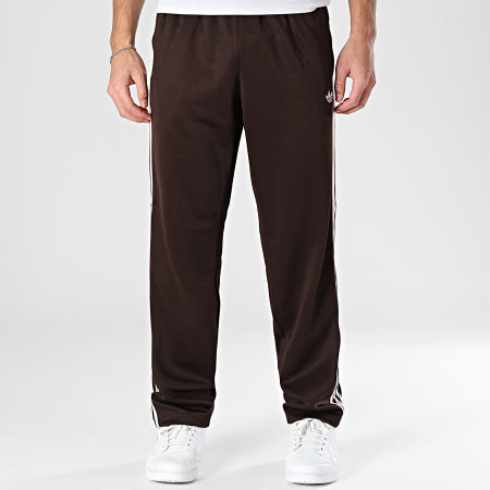 Adidas Originals - Pantalon Jogging A Bandes SST KE3519 Marron Rose