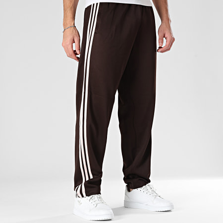 Adidas Originals - Pantalon Jogging A Bandes SST KE3519 Marron Rose