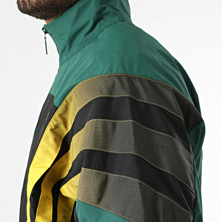 Adidas Originals - Veste Zippée A Bandes Santiago TT KS8325 Noir Vert