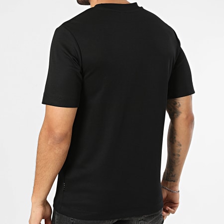 Jack And Jones - Tee Shirt Fusion Chest Brand Noir