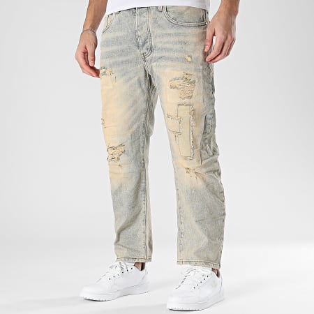 Uniplay - Jean Regular 292 Bleu Denim Beige