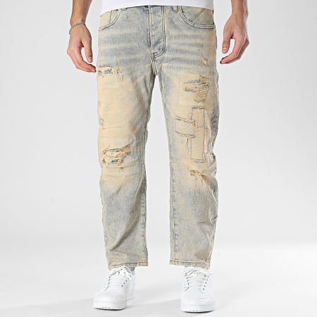Uniplay - Jean Regular 292 Bleu Denim Beige