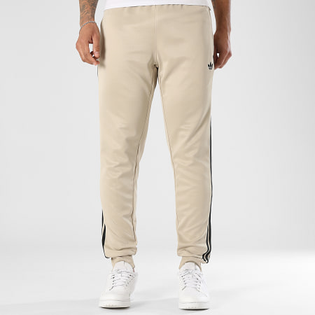 Adidas Originals - Pantalon Jogging A Bandes SST TP KE7961 Beige Noir