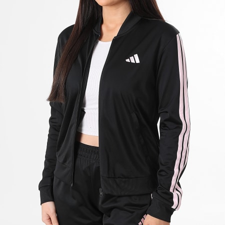 Adidas Sportswear - Ensemble De Survetement A Bandes Femme 3 Stripes KQ7578 Noir