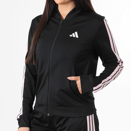 Adidas Sportswear - Ensemble De Survetement A Bandes Femme 3 Stripes KQ7578 Noir