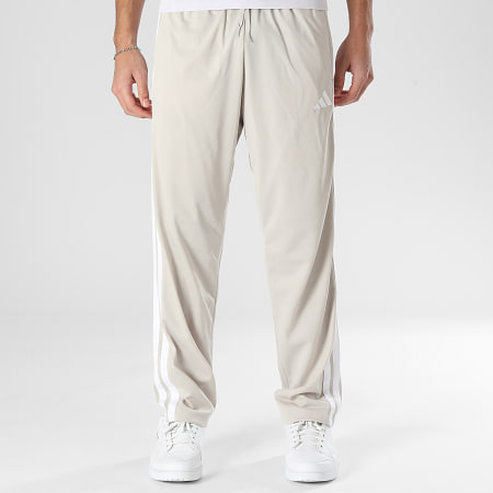 Adidas Sportswear - Pantalon Jogging A Bandes 3 Stripes KC1379 Beige Blanc