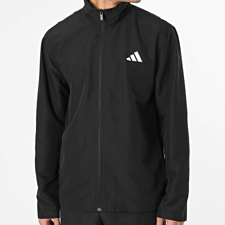 Adidas Sportswear - Ensemble Veste Zippée Et Pantalon Jogging Cargo Woven Cargo KE5888 Noir
