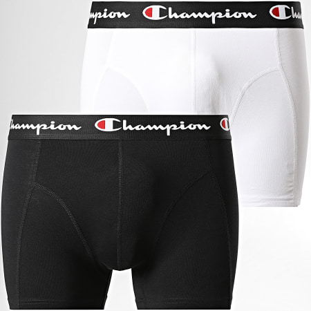 Champion - Lot De 2 Boxers U20193 Blanc Noir