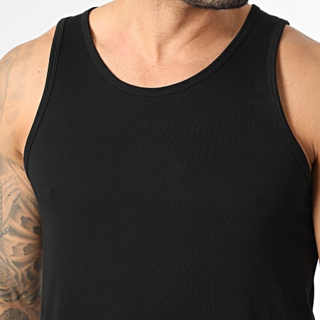 Jack And Jones - Lot De 3 Débardeurs Organic Basic Blanc Noir Bleu Marine