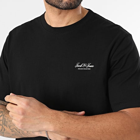 Jack And Jones - Ensemble Tee Shirt Et Pantalon Jogging Archive Graphic Noir