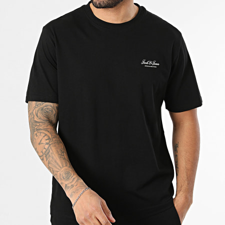 Jack And Jones - Ensemble Tee Shirt Et Pantalon Jogging Archive Graphic Noir