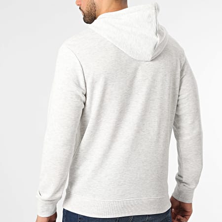 Jack And Jones - Lot De 2 Sweats Capuche Brandon Noir Gris Clair Chiné