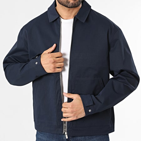 Jack And Jones - Veste Zippée Winson Worker Bleu Marine