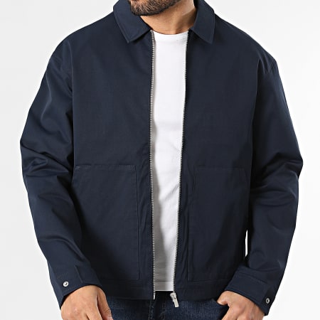 Jack And Jones - Veste Zippée Winson Worker Bleu Marine