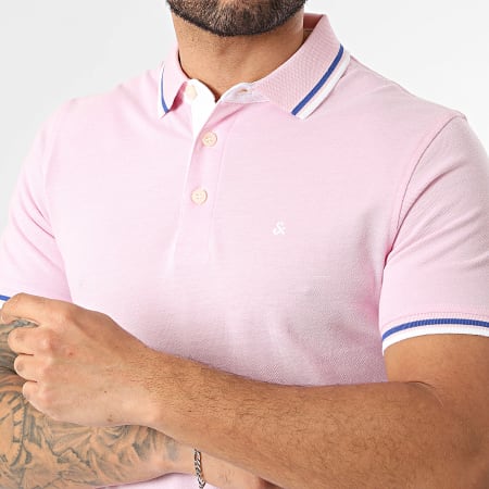 Jack And Jones - Polo Manches Courtes Paulos Rose