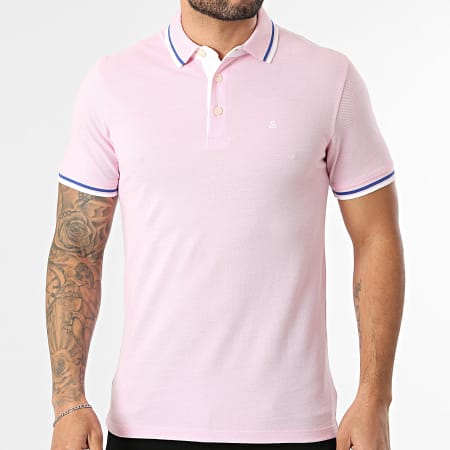 Jack And Jones - Polo Manches Courtes Paulos Rose