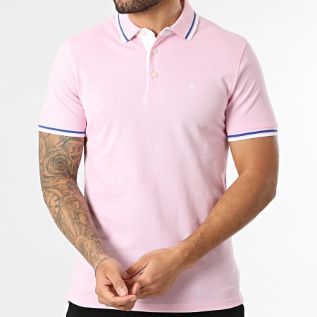 Jack And Jones - Polo Manches Courtes Paulos Rose