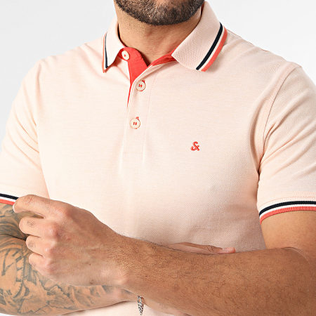 Jack And Jones - Polo Manches Courtes Paulos Orange Clair