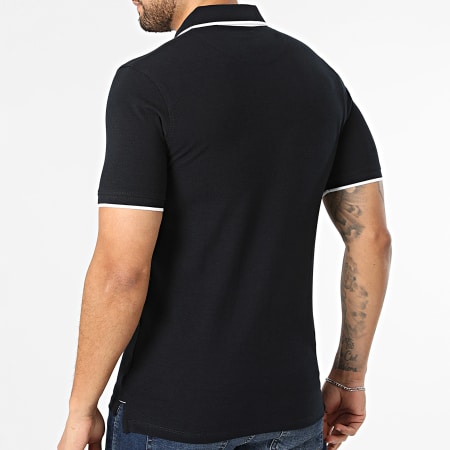 Jack And Jones - Polo Manches Courtes Paulos Bleu Marine Foncé