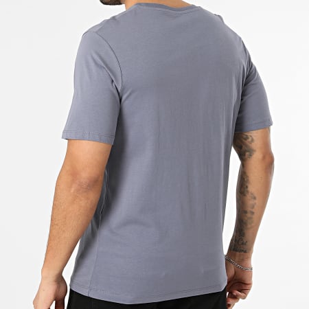 JJ Rebel - Tee Shirt Logo Bleu Gris
