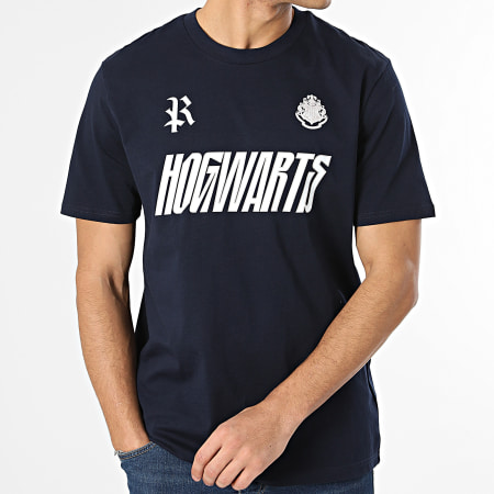 Harry Potter - Tee Shirt Oversize Large Ravenclaw Bleu Marine