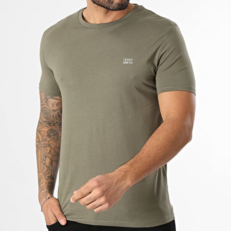 Teddy Smith - T-Shirt Regular Fit 11016931D Kaki Groen