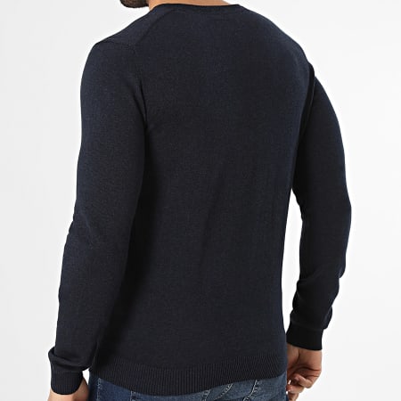 Teddy Smith - Trui V-hals Pulser 4 11518189D Gemêleerd Marineblauw