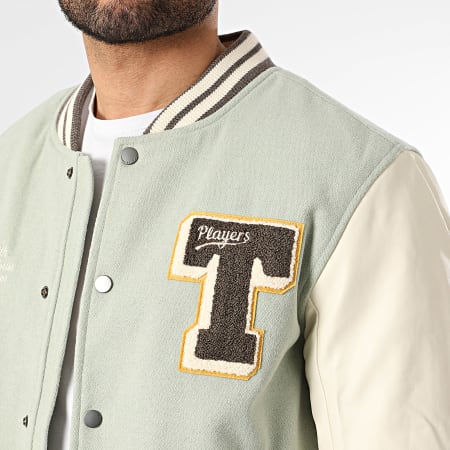 Teddy Smith - Jass Teddy Romeo 12017073D Lichtbeige Lichtkaki Groen