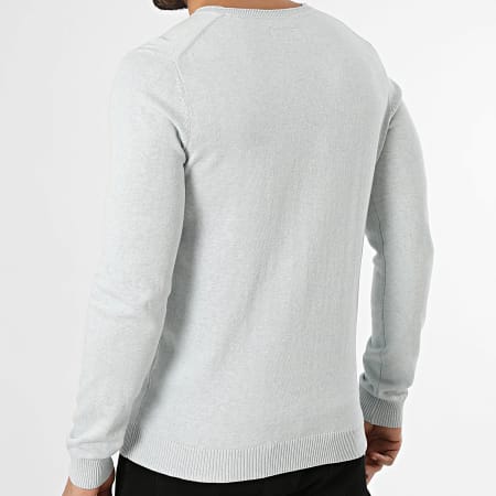 Teddy Smith - Trui V-hals Pulser 4 11518189D Lichtblauw Gemêleerd