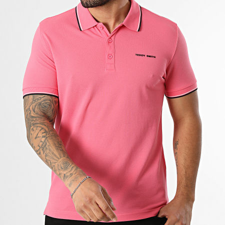 Teddy Smith - Polo Korte Mouwen Pasian 2 11316819D Roze