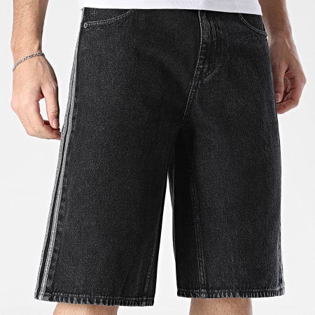 Adidas Originals - Jean Short With Stripes Firebird KD1498 Black