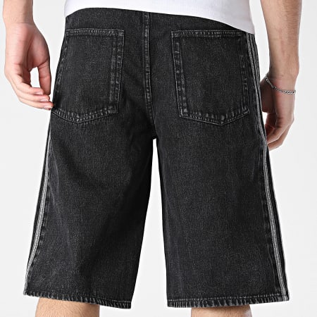 Adidas Originals - Jean Short With Stripes Firebird KD1498 Black