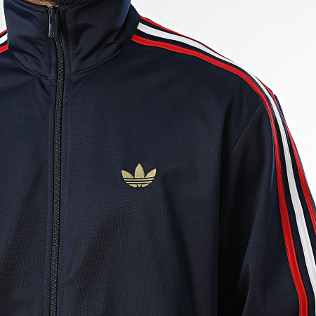 Adidas Originals - Veste Zippée A Bandes Firebird KD8341 Bleu Marine