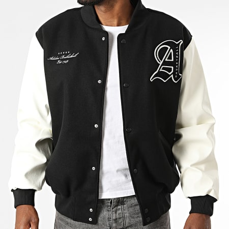 Adidas Originals - Veste Teddy Varsity KA9352 Noir Beige Clair
