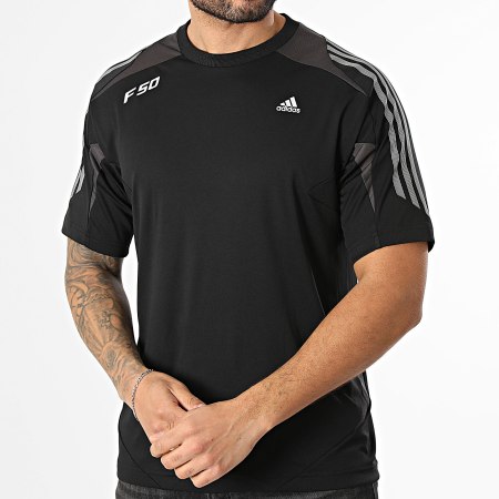 Adidas Originals - Tee Shirt F50 KE0698 Noir Argenté